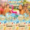 Hello Summer Party Decorations-142Pcs Beach Pool Party Paper Plates and Napkins Set